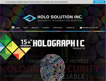 Tablet Screenshot of holoteam.com